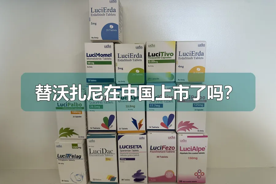 替沃扎尼在中国上市了吗?